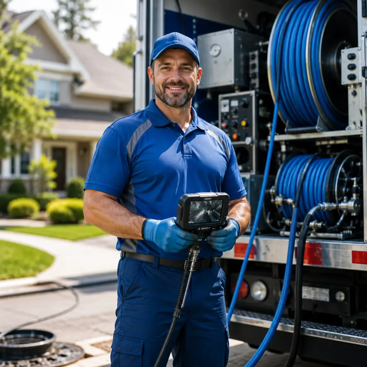 Local outdoor drain cleaning specialists in Deforest, WI